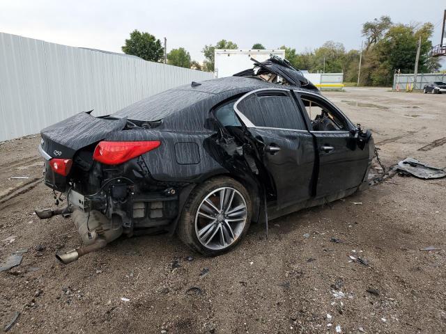 JN1BV7AR5EM694901 - 2014 INFINITI Q50 BASE BLACK photo 3