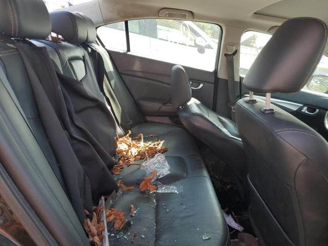 2HGFB2F94DH526950 - 2013 HONDA CIVIC EXL შავი ფოტო 10