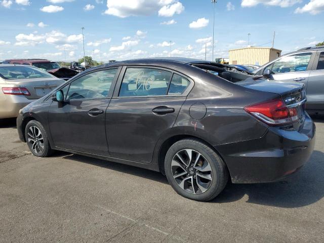 2HGFB2F94DH526950 - 2013 HONDA CIVIC EXL შავი ფოტო 2