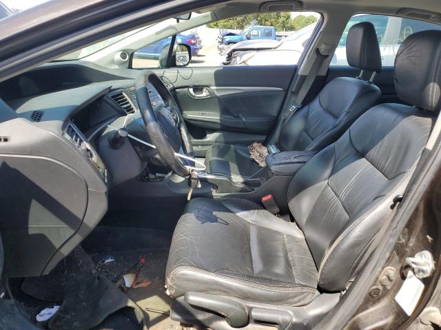 2HGFB2F94DH526950 - 2013 HONDA CIVIC EXL შავი ფოტო 7