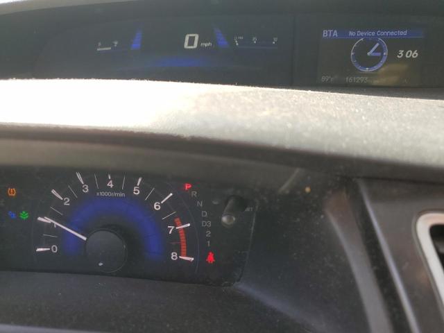 2HGFB2F94DH526950 - 2013 HONDA CIVIC EXL შავი ფოტო 9