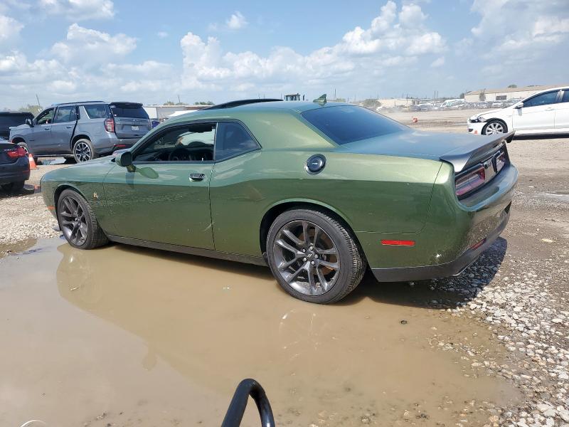 2C3CDZFJ6MH509750 - 2021 DODGE CHALLENGER R/T SCAT PACK GREEN photo 2