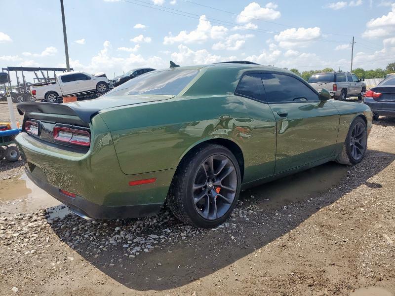 2C3CDZFJ6MH509750 - 2021 DODGE CHALLENGER R/T SCAT PACK GREEN photo 3