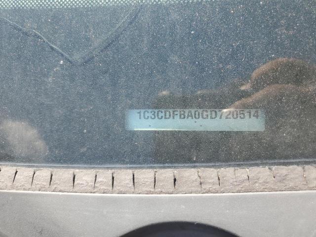 1C3CDFBA0GD720514 - 2016 DODGE DART SXT წითელი ფოტო 12