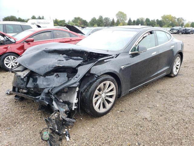 5YJSA1E28GF168843 - 2016 TESLA MODEL S Սև լուսանկար 1