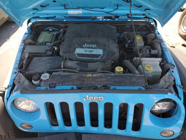 1C4AJWAG3HL608332 - 2017 JEEP WRANGLER SPORT BLUE photo 11