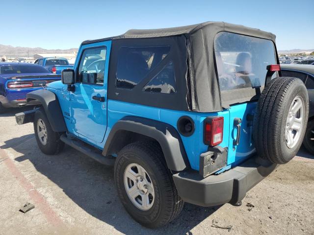 1C4AJWAG3HL608332 - 2017 JEEP WRANGLER SPORT BLUE photo 2