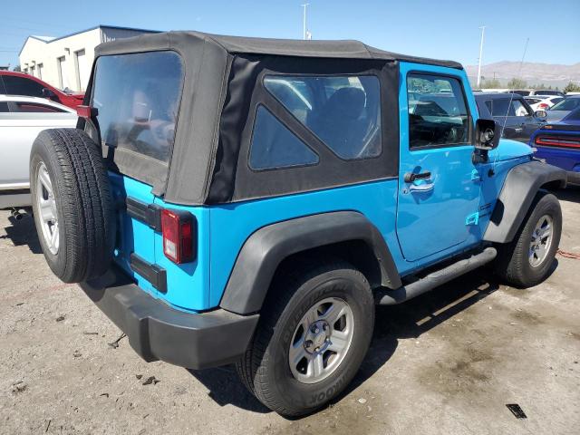 1C4AJWAG3HL608332 - 2017 JEEP WRANGLER SPORT BLUE photo 3