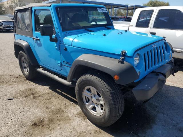 1C4AJWAG3HL608332 - 2017 JEEP WRANGLER SPORT BLUE photo 4