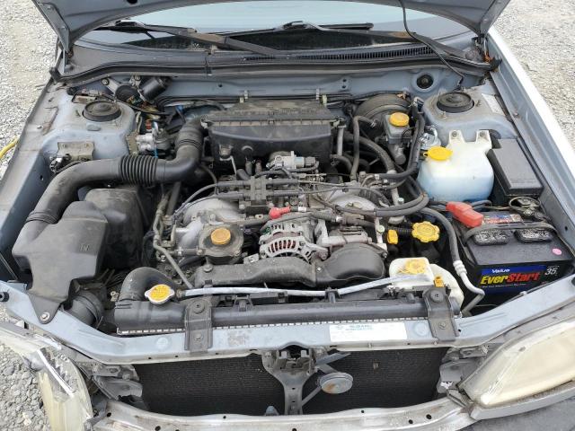 JF1SF63522H752939 - 2002 SUBARU FORESTER L SILVER photo 12