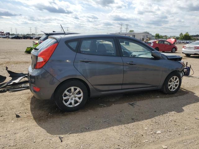 KMHCT5AE0DU081670 - 2013 HYUNDAI ACCENT GLS GRAY photo 3