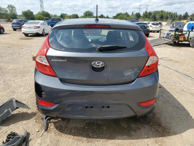 KMHCT5AE0DU081670 - 2013 HYUNDAI ACCENT GLS GRAY photo 6
