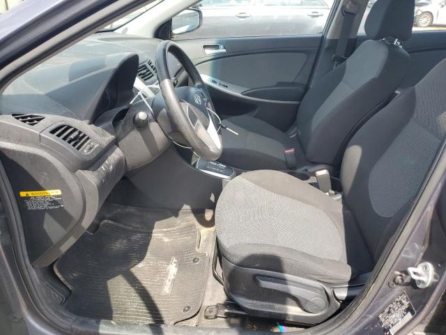 KMHCT5AE0DU081670 - 2013 HYUNDAI ACCENT GLS GRAY photo 7