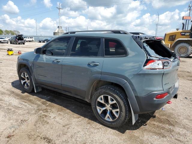 1C4PJMBS0FW724231 - 2015 JEEP CHEROKEE TRAILHAWK GRAY photo 2