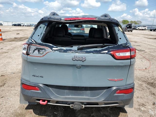 1C4PJMBS0FW724231 - 2015 JEEP CHEROKEE TRAILHAWK GRAY photo 6