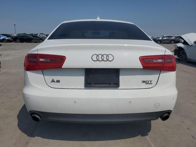 WAUGGAFCXCN134150 - 2012 AUDI A6 PREMIUM PLUS WHITE photo 6