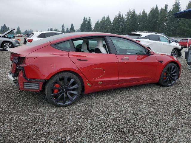 5YJ3E1EC1LF791961 - 2020 TESLA MODEL 3 Rouge photo 3
