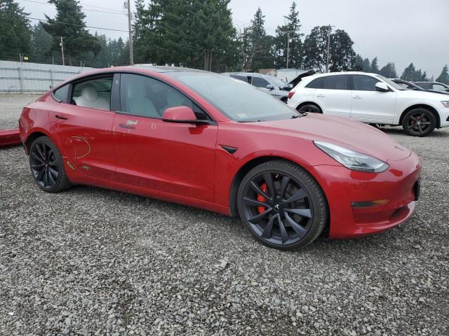 5YJ3E1EC1LF791961 - 2020 TESLA MODEL 3 Rouge photo 4