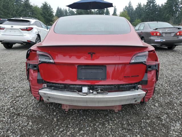 5YJ3E1EC1LF791961 - 2020 TESLA MODEL 3 Rouge photo 6