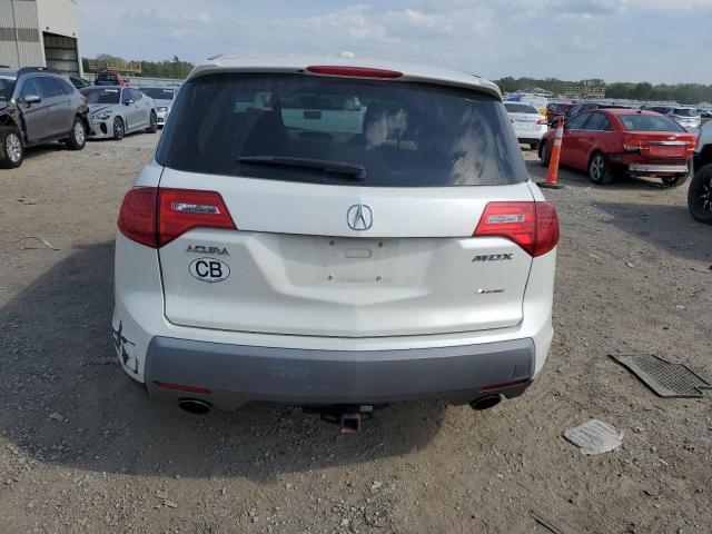 2HNYD28218H556859 - 2008 ACURA MDX WHITE photo 6