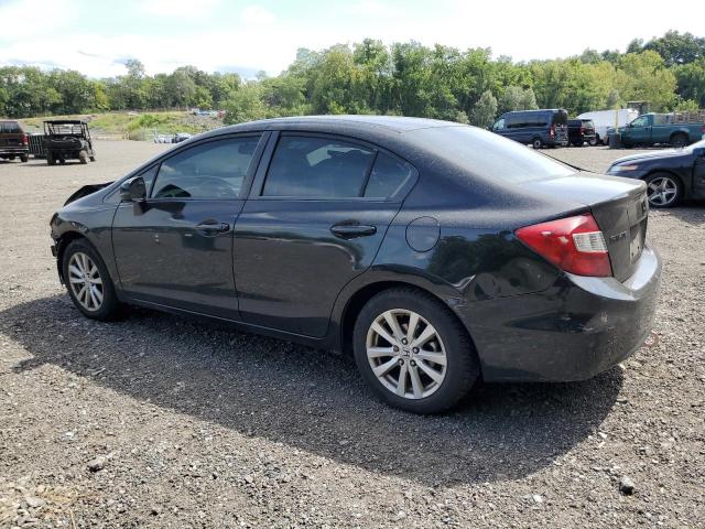 2HGFB2F95CH512795 - 2012 HONDA CIVIC EXL BLACK photo 2