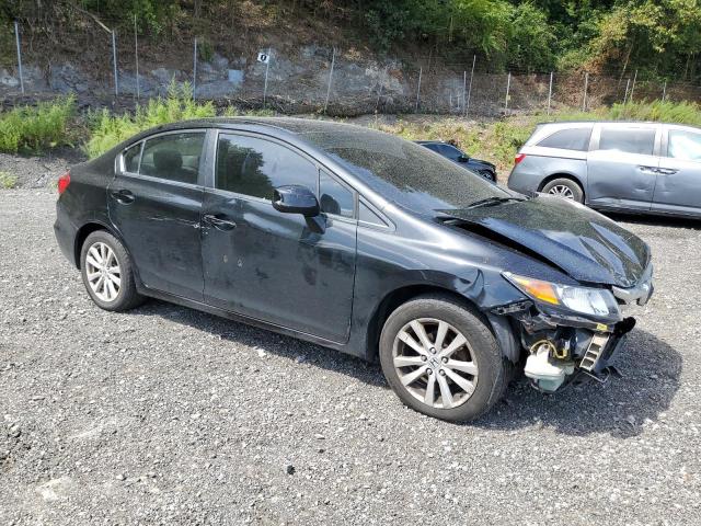 2HGFB2F95CH512795 - 2012 HONDA CIVIC EXL BLACK photo 4