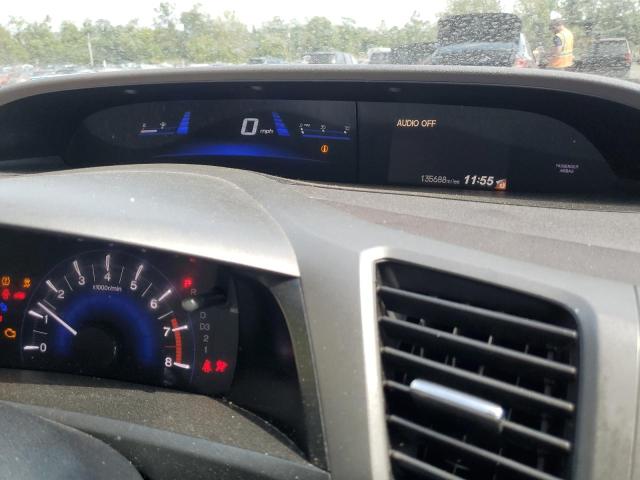 2HGFB2F95CH512795 - 2012 HONDA CIVIC EXL BLACK photo 9