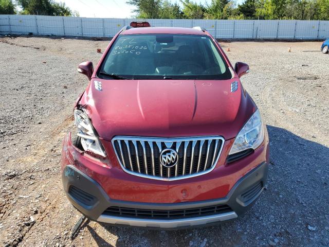 KL4CJASB0GB718946 - 2016 BUICK ENCORE RED photo 5