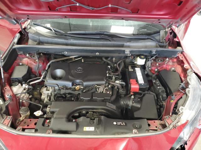 2T3B1RFV9KC009292 - 2019 TOYOTA RAV4 LE ბურგუნდია ფოტო 12