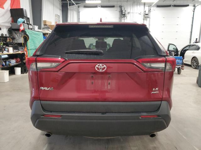 2T3B1RFV9KC009292 - 2019 TOYOTA RAV4 LE ბურგუნდია ფოტო 6