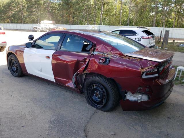 2C3CDXKG9MH545320 - 2021 DODGE CHARGER POLICE MAROON photo 2