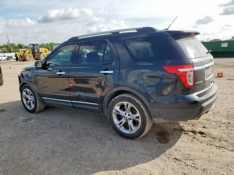 1FM5K7F87EGA79750 - 2014 FORD EXPLORER LIMITED BLACK photo 2