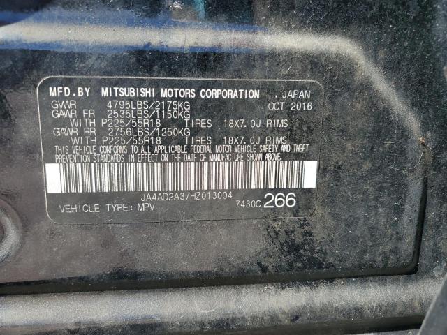 JA4AD2A37HZ013004 - 2017 MITSUBISHI OUTLANDER ES BLACK photo 13