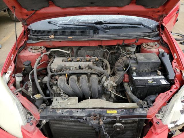 2T1KR32E93C083771 - 2003 TOYOTA MATRIX XR RED photo 11