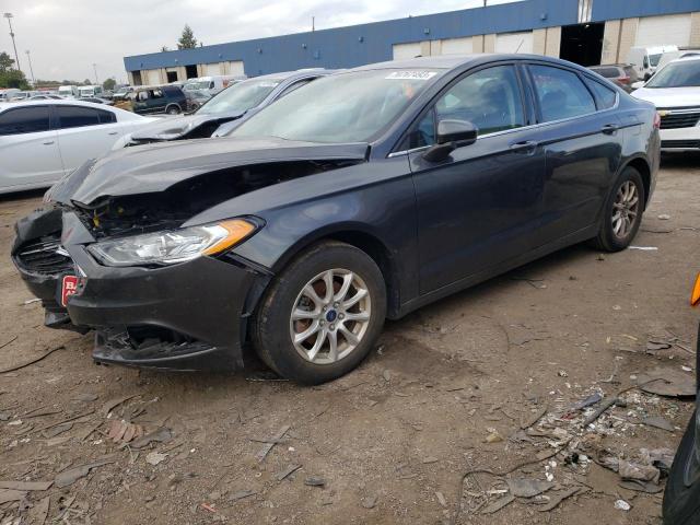 3FA6P0G74HR176379 - 2017 FORD FUSION S CHARCOAL photo 1