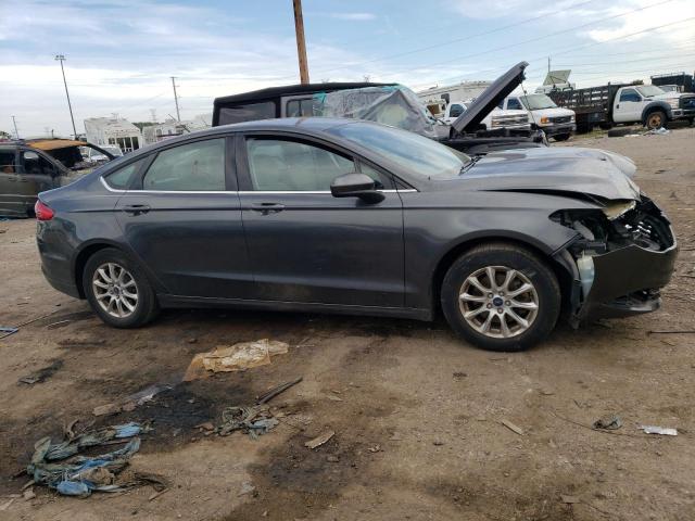 3FA6P0G74HR176379 - 2017 FORD FUSION S CHARCOAL photo 4