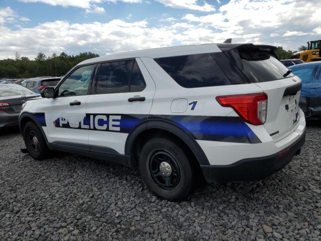 1FM5K8ABXMGA65087 - 2021 FORD EXPLORER POLICE INTERCEPTOR Blanco foto 2