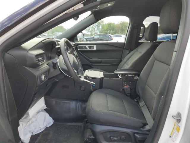 1FM5K8ABXMGA65087 - 2021 FORD EXPLORER POLICE INTERCEPTOR Blanco foto 7