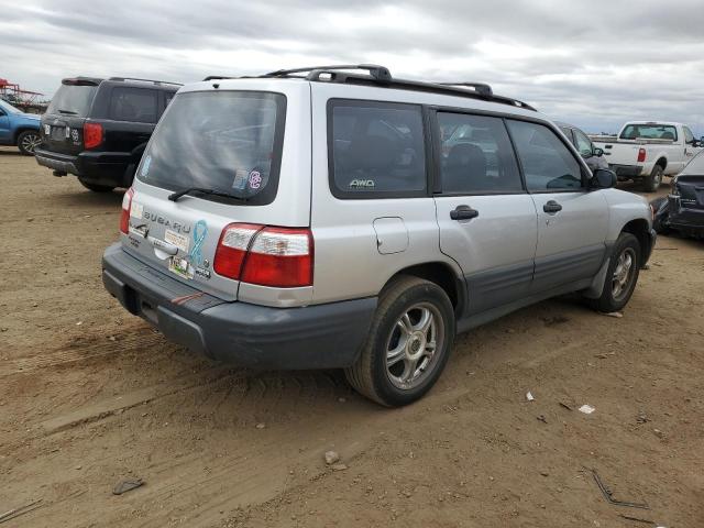 JF1SF63502H747111 - 2002 SUBARU FORESTER L SILVER photo 3