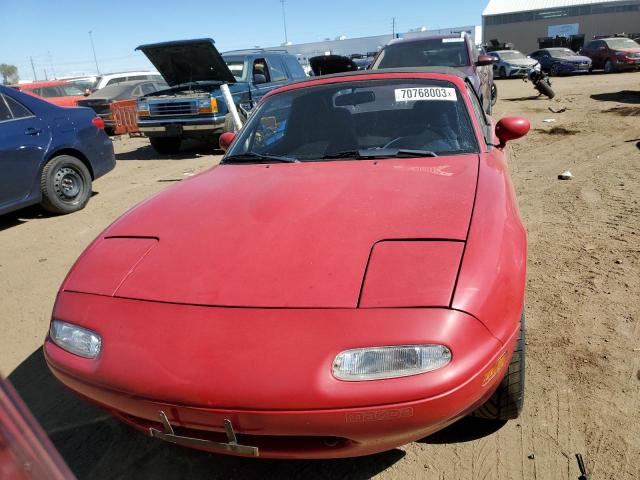 JM1NA3510M1229770 - 1991 MAZDA MX-5 MIATA RED photo 5