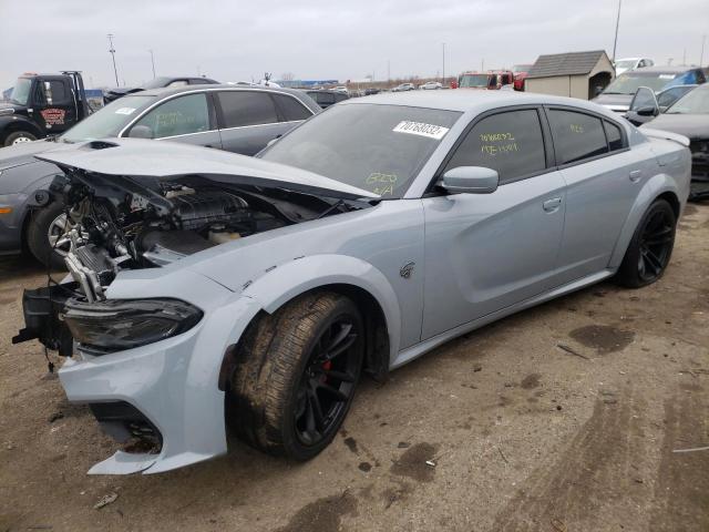 2C3CDXL94NH104308 - 2022 DODGE CHARGER SRT HELLCAT GRAY photo 1