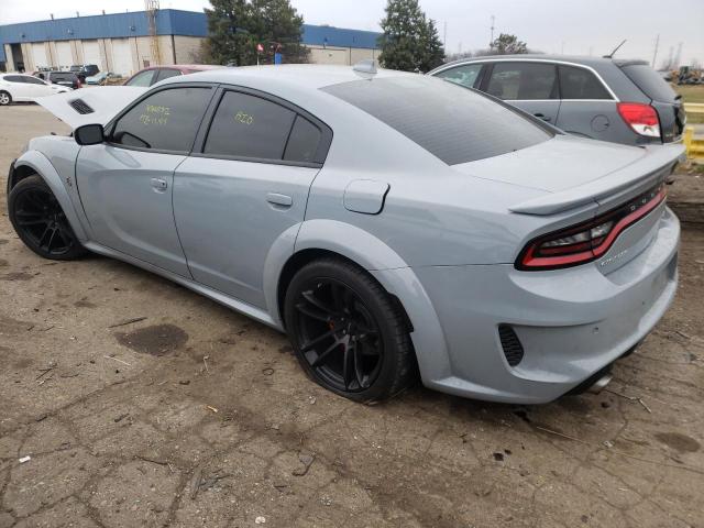 2C3CDXL94NH104308 - 2022 DODGE CHARGER SRT HELLCAT GRAY photo 2