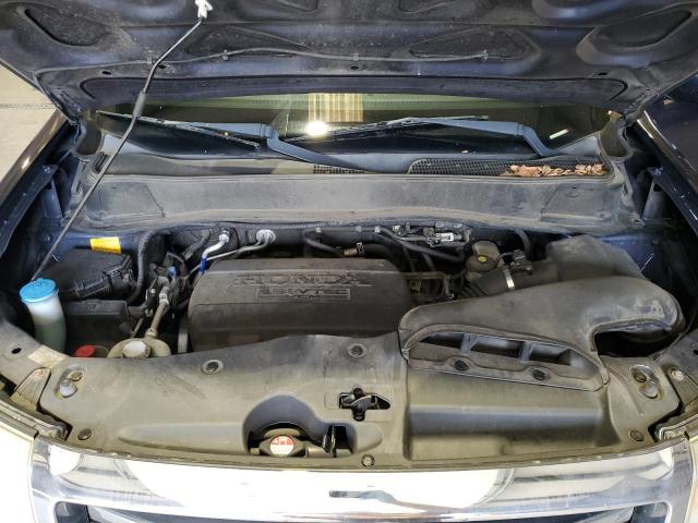 5FNYF4H5XFB047703 - 2015 HONDA PILOT EXL BLUE photo 12