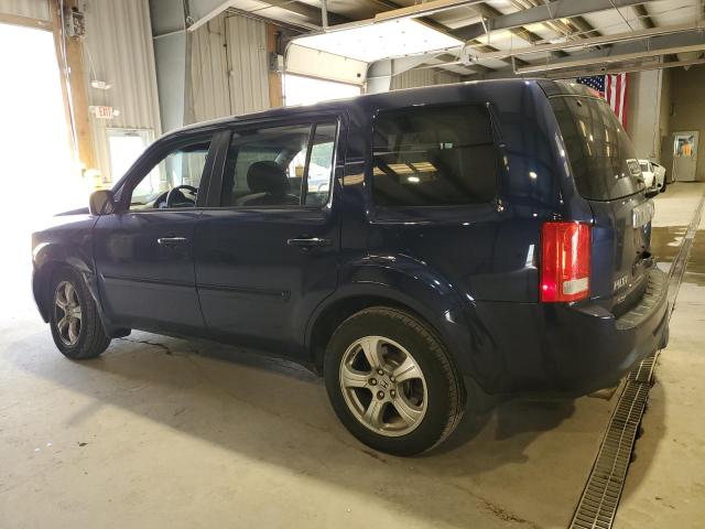 5FNYF4H5XFB047703 - 2015 HONDA PILOT EXL BLUE photo 2