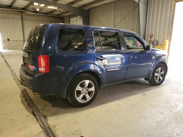 5FNYF4H5XFB047703 - 2015 HONDA PILOT EXL BLUE photo 3
