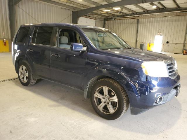 5FNYF4H5XFB047703 - 2015 HONDA PILOT EXL BLUE photo 4