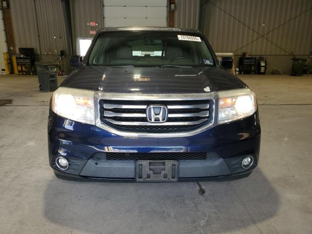 5FNYF4H5XFB047703 - 2015 HONDA PILOT EXL BLUE photo 5