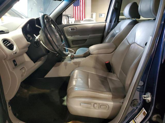 5FNYF4H5XFB047703 - 2015 HONDA PILOT EXL BLUE photo 7