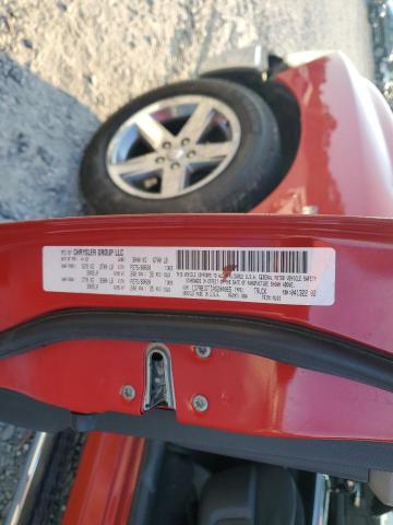 1D7RB1GT1AS204065 - 2010 DODGE RAM 1500 RED photo 12