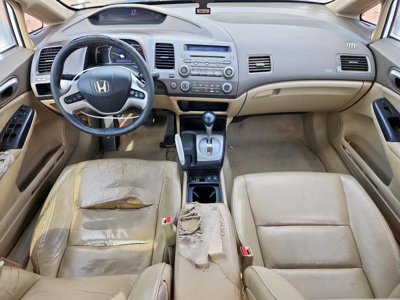 1HGFA169X8L091342 - 2008 HONDA CIVIC EXL WHITE photo 8